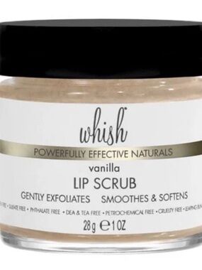 Whish vanilla bean lip scrub